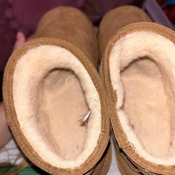 platform bearpaw fuzzy boots - Picture 4 of 4